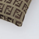 FENDI Zucchino Canvas Pouch Beige Auth kk712A-7