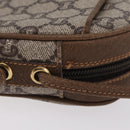 GUCCI GUCCI Plus Shoulder Bag PVC Leather Beige Gold Tone Auth kk714-4
