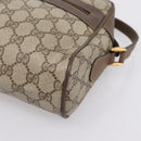 GUCCI GG Supreme Web Sherry Line Shoulder Bag PVC Beige 56 02 005 Auth kk715-15