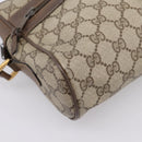 GUCCI GG Supreme Web Sherry Line Shoulder Bag PVC Beige 56 02 005 Auth kk715-16