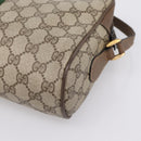 GUCCI GG Supreme Web Sherry Line Shoulder Bag PVC Beige 56 02 005 Auth kk715-17