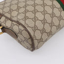 GUCCI GG Supreme Web Sherry Line Shoulder Bag PVC Beige 56 02 005 Auth kk715-18