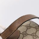 GUCCI GG Supreme Web Sherry Line Shoulder Bag PVC Beige 56 02 005 Auth kk715-8