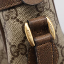 GUCCI GG Supreme Web Sherry Line Shoulder Bag PVC Beige 56 02 005 Auth kk715-10