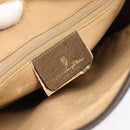 GUCCI GG Supreme Web Sherry Line Shoulder Bag PVC Beige 56 02 005 Auth kk715-21