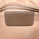 GUCCI GG Supreme Clutch Bag PVC Beige Gold Tone 97 01 037 Auth kk716-19