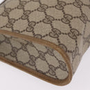 GUCCI GG Supreme Clutch Bag PVC Beige Gold Tone 97 01 037 Auth kk716-8
