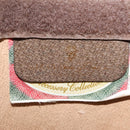 GUCCI GG Supreme Web Sherry Line Clutch Bag PVC Beige 89 01 001 Auth kk719-8