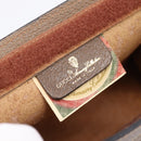 GUCCI GG Supreme Web Sherry Line Clutch Bag PVC Beige 89 01 001 Auth kk720-8