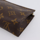 LOUIS VUITTON Monogram Poche Toilette 15 Pouch M47546 LV Auth kk721-15