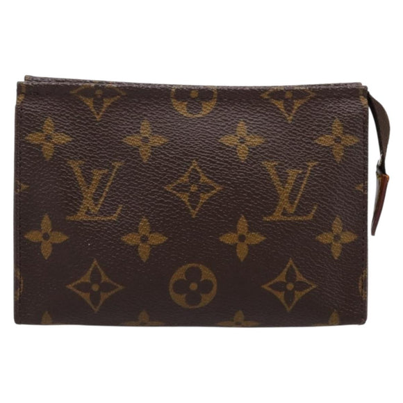 LOUIS VUITTON Monogram Poche Toilette 15 Pouch M47546 LV Auth kk721