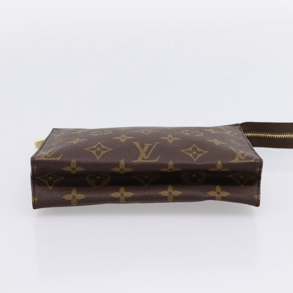 LOUIS VUITTON Monogram Poche Toilette 19 Pouch M47544 LV Auth kk723