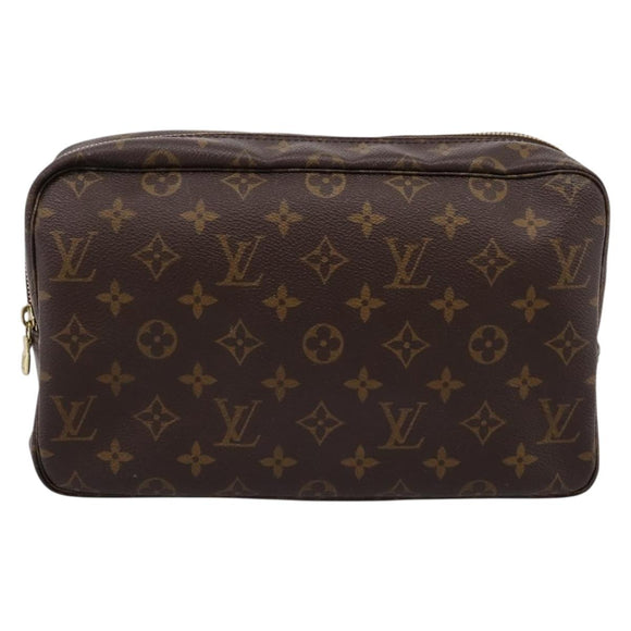 LOUIS VUITTON Monogram Trousse Toilette 28 Clutch Bag M47522 LV Auth kk724