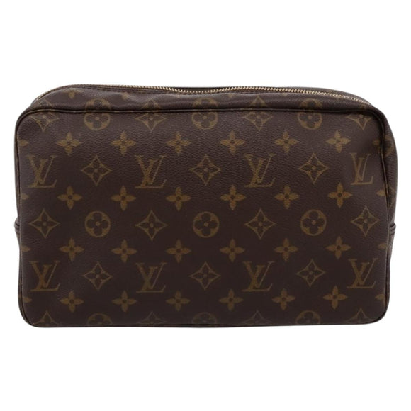 LOUIS VUITTON Monogram Trousse Toilette 28 Clutch Bag M47522 LV Auth kk724
