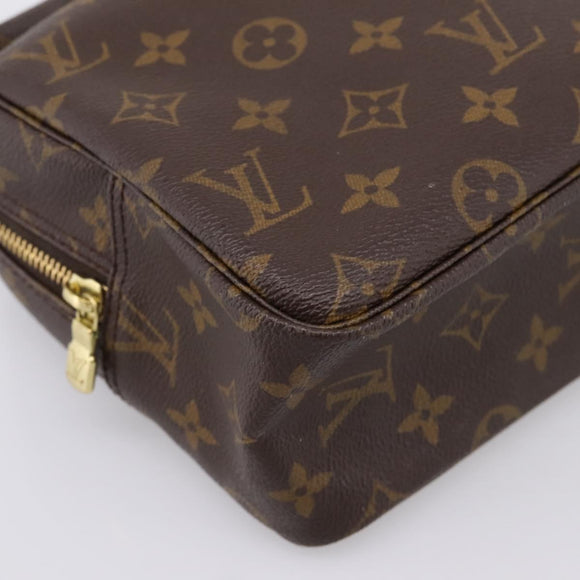 LOUIS VUITTON Monogram Trousse Toilette 28 Clutch Bag M47522 LV Auth kk724