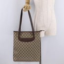 GUCCI GG Supreme Tote Bag PVC Beige Gold 002 39 6130 Auth kk725-21