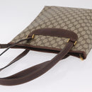 GUCCI GG Supreme Tote Bag PVC Beige Gold 002 39 6130 Auth kk725-6