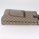 GUCCI GG Supreme Web Sherry Line Tote Bag PVC Beige Gold 39 02 003 Auth kk726-4