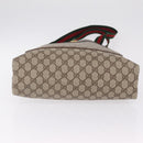 GUCCI GG Supreme Web Sherry Line Tote Bag PVC Beige Gold 39 02 003 Auth kk726-9