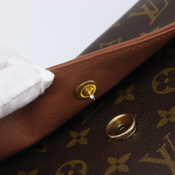 LOUIS VUITTON Monogram Pochette Dam PM Clutch Bag M51812 LV Auth kk738