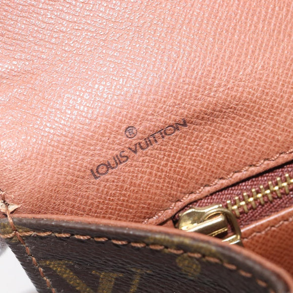 LOUIS VUITTON Monogram Pochette Dam PM Clutch Bag M51812 LV Auth kk738