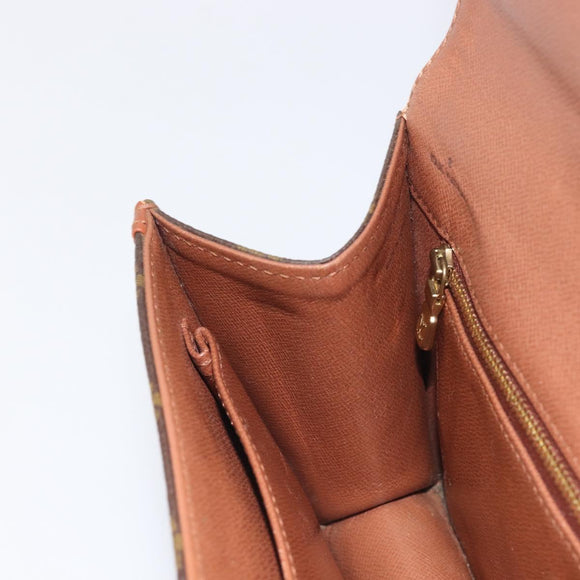 LOUIS VUITTON Monogram Pochette Dam PM Clutch Bag M51812 LV Auth kk738