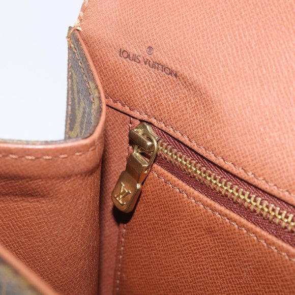 LOUIS VUITTON Monogram Pochette Dam PM Clutch Bag M51812 LV Auth kk738