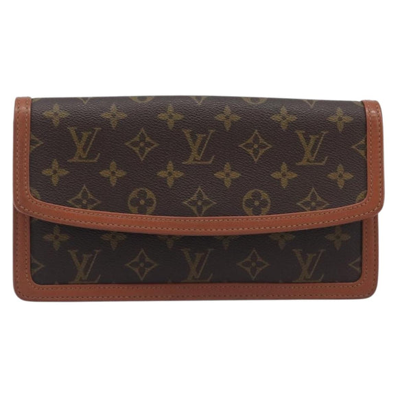 LOUIS VUITTON Monogram Pochette Dam PM Clutch Bag M51812 LV Auth kk738