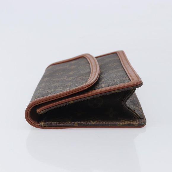 LOUIS VUITTON Monogram Pochette Dam PM Clutch Bag M51812 LV Auth kk738