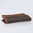 LOUIS VUITTON Monogram Pochette Dam PM Clutch Bag M51812 LV Auth kk738-6