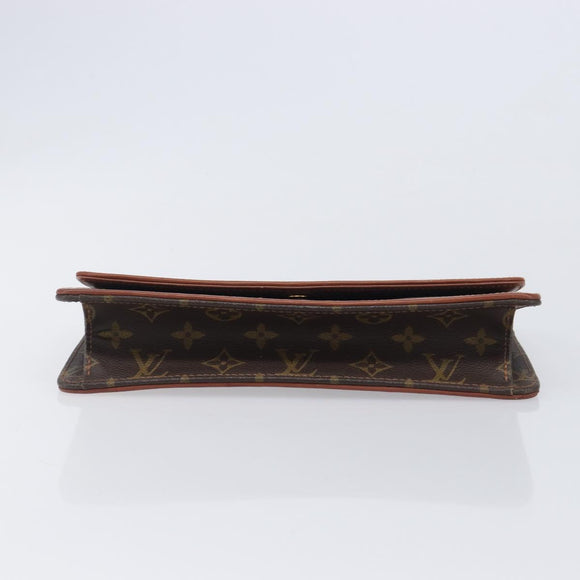 LOUIS VUITTON Monogram Pochette Dam PM Clutch Bag M51812 LV Auth kk738
