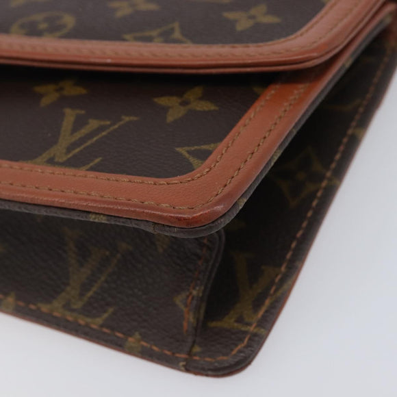LOUIS VUITTON Monogram Pochette Dam PM Clutch Bag M51812 LV Auth kk738