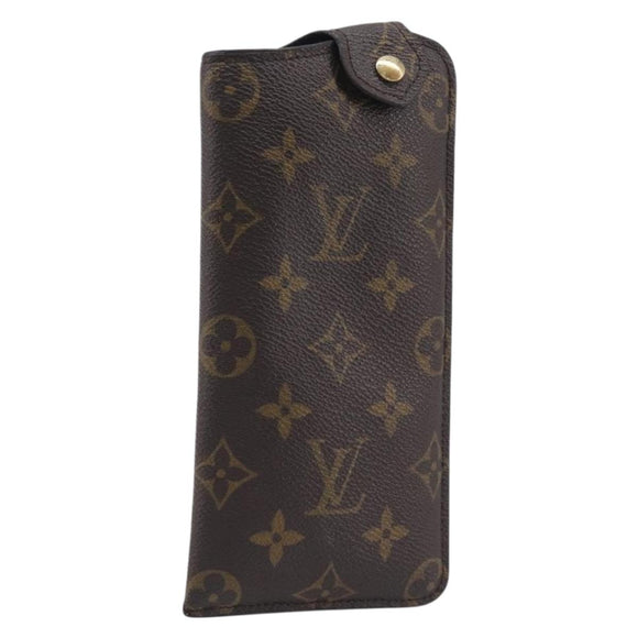 LOUIS VUITTON Monogram Etui Lunette MM Glasses Case M66544 LV Auth kk740V