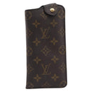 LOUIS VUITTON Monogram Etui Lunette MM Glasses Case M66544 LV Auth kk740V-2