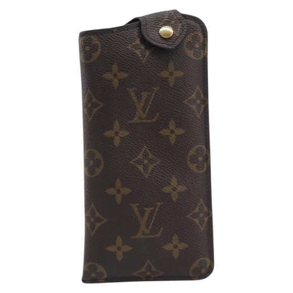 LOUIS VUITTON Monogram Etui Lunette MM Glasses Case M66544 LV Auth kk740V