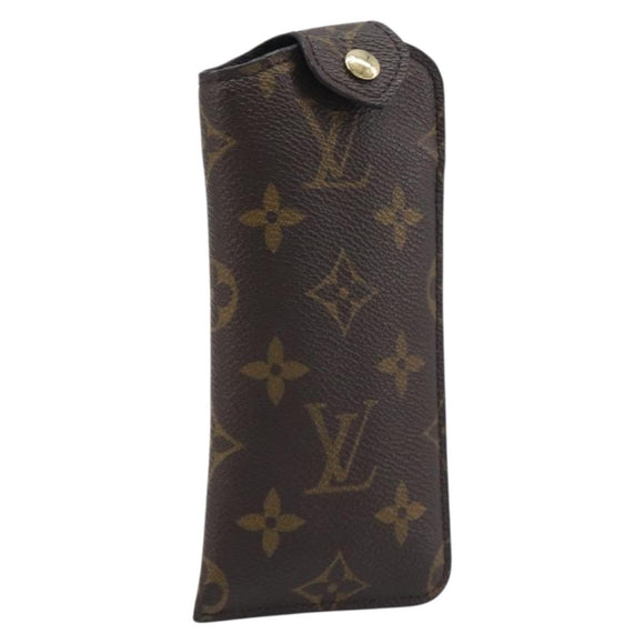 LOUIS VUITTON Monogram Etui Lunette PM Glasses Case M66545 LV Auth kk741V