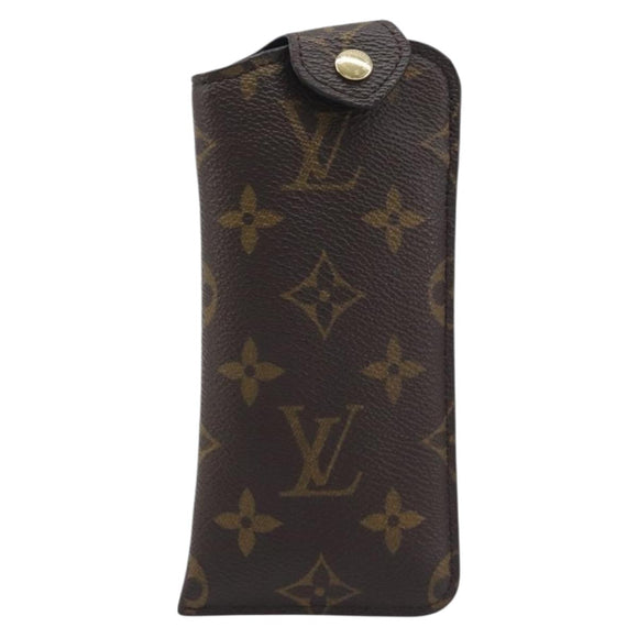 LOUIS VUITTON Monogram Etui Lunette PM Glasses Case M66545 LV Auth kk741V