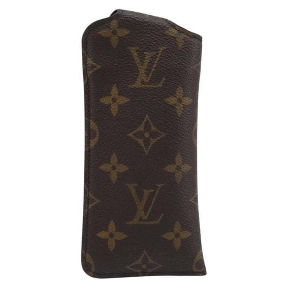 LOUIS VUITTON Monogram Etui Lunette PM Glasses Case M66545 LV Auth kk741V