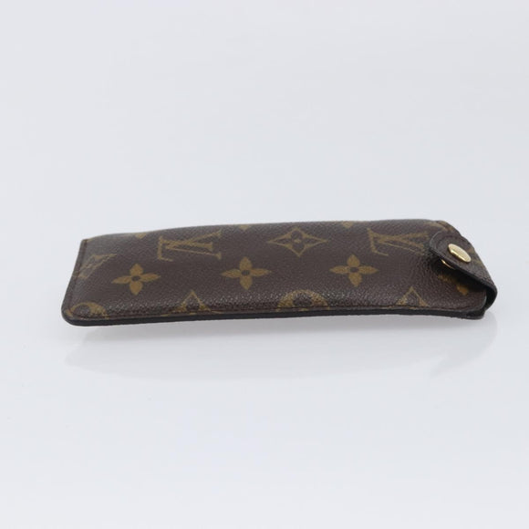 LOUIS VUITTON Monogram Etui Lunette PM Glasses Case M66545 LV Auth kk741V
