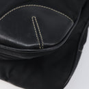 PRADA Shoulder Bag Nylon Black Silver Auth kk745-12
