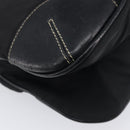 PRADA Shoulder Bag Nylon Black Silver Auth kk745-15
