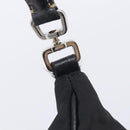 PRADA Shoulder Bag Nylon Black Silver Auth kk745-16