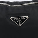 PRADA Shoulder Bag Nylon Black Silver Auth kk745-19