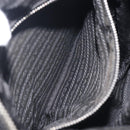 PRADA Shoulder Bag Nylon Black Silver Auth kk745-26