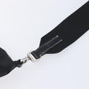 PRADA Shoulder Bag Nylon Black Silver Auth kk745-9