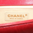 CHANEL Boy Chanel Matelasse Chain Flap Shoulder Bag Leather Red CC Auth knn010-14