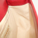 CHANEL Boy Chanel Matelasse Chain Flap Shoulder Bag Leather Red CC Auth knn010-16