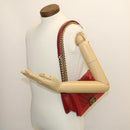 CHANEL Boy Chanel Matelasse Chain Flap Shoulder Bag Leather Red CC Auth knn010-17