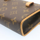 LOUIS VUITTON Monogram Pochette Florentine Waist Pouch M51855 LV Auth knn038-15