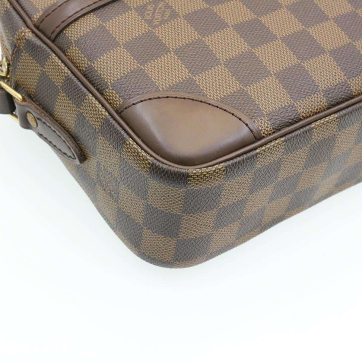 LOUIS VUITTON Damier Ebene Trocadero 27 Shoulder Bag N48085 LV Auth knn052A